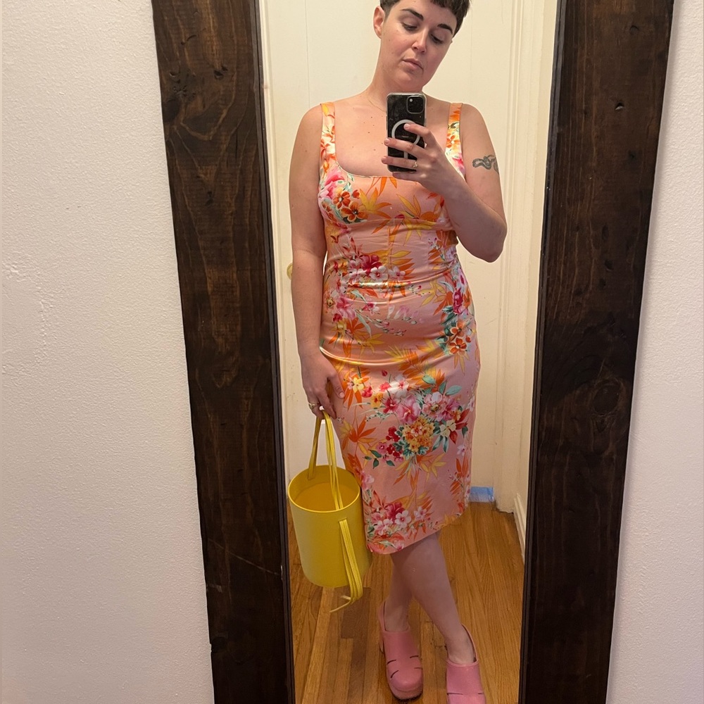 Dolce & Gabbana floral dress US 12 / IT 48 (fits like 10)